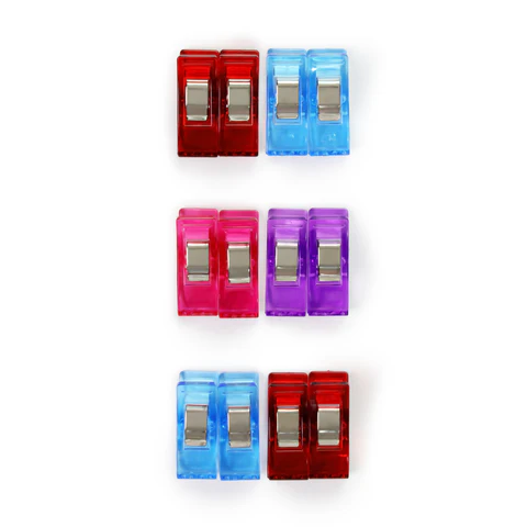 Fabric Clips Assorted Colors