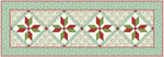 Merry Stars - Table Runner Kit includes pattern and binding