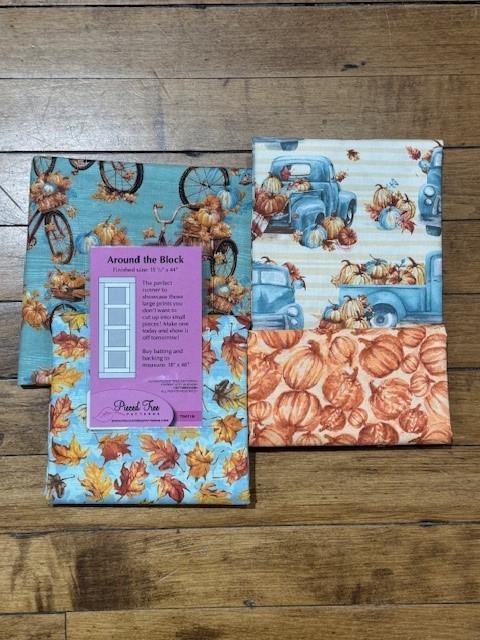 Pumpkin Please Runner Kit - Includes Backing & Binding